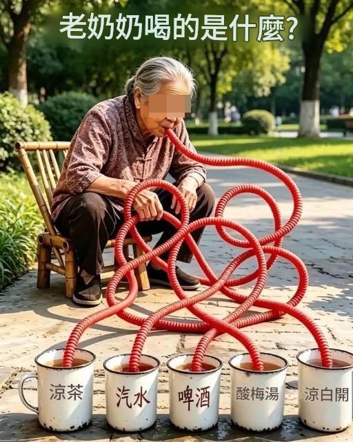 老奶奶喝的是什麼