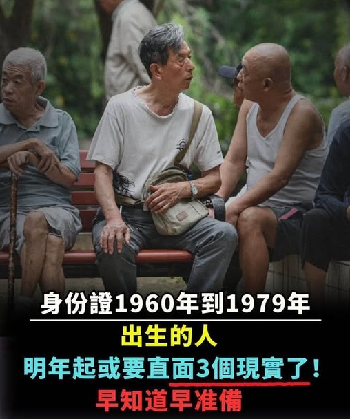 身份證1960年到1979年出生的人，明年起或要直面3個現實了！做好準備