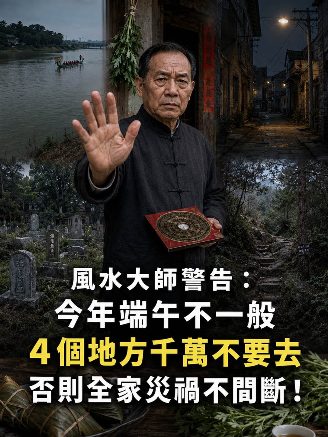 風水大師警告：今年端午不一般，４個地方千萬不要去，否則全家災禍不間斷！