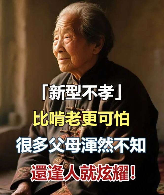 「新型不孝」比啃老更可怕!很多父母渾然不知,還逢人就炫耀