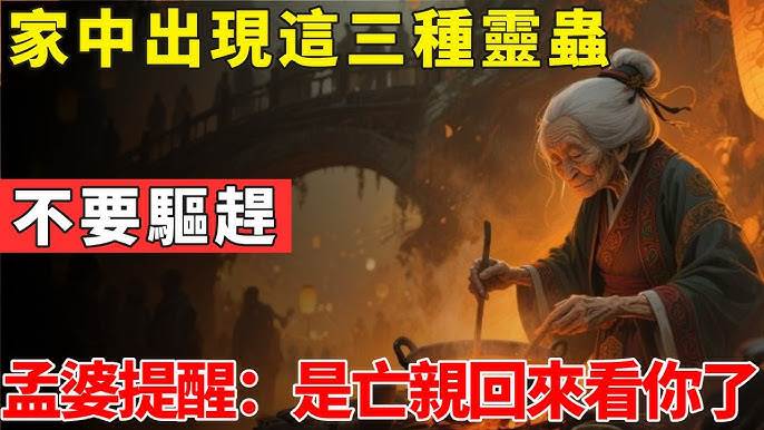 家中出現這三種靈蟲，不要驅趕，孟婆提醒：是亡親回來看你了！！