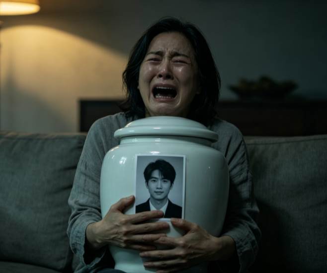 男子在南投山路開車遇上大霧,迷路半小時後開回家,一進門卻看見妻子正抱著「自己的骨灰罈」痛哭!