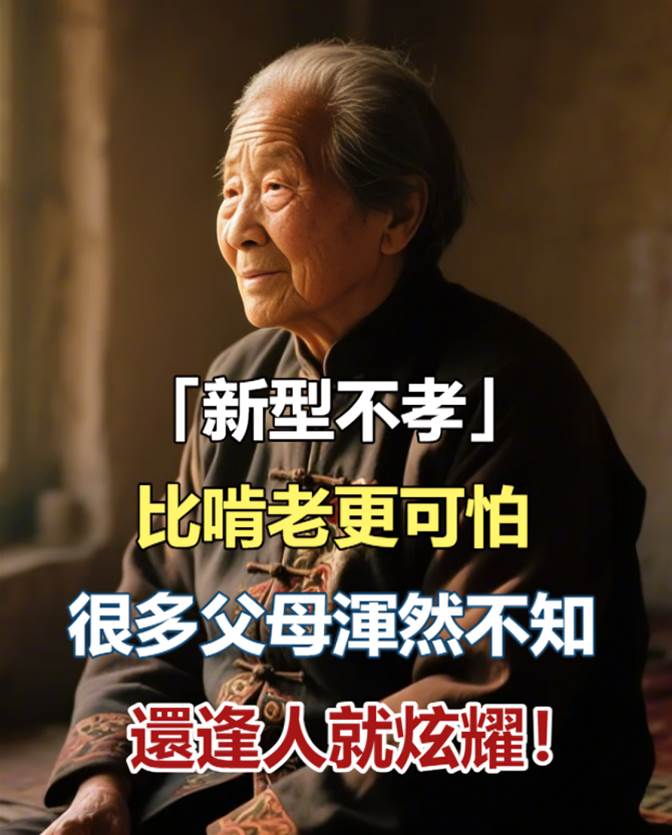「新型不孝」比啃老更可怕!很多父母渾然不知,還逢人就炫耀