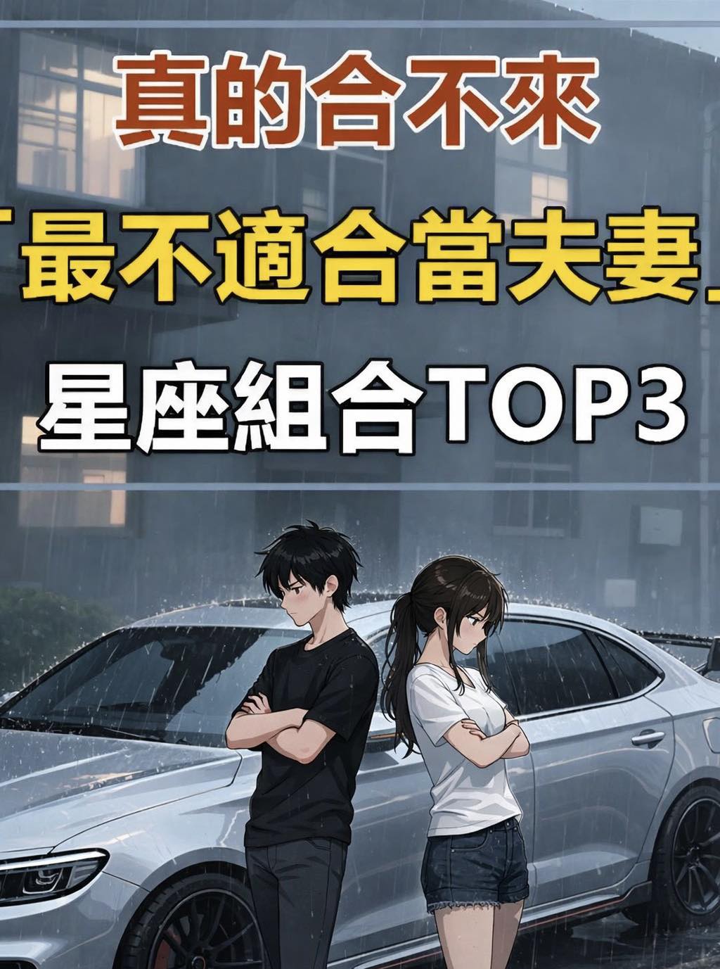 真的合不來!「最不適合當夫妻」星座組合TOP3,第一名湊在一起根本水火不容!