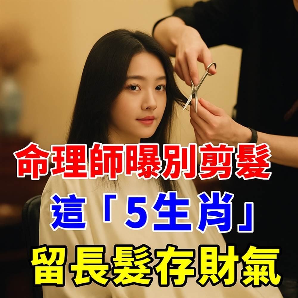 命理師曝別剪髮!這「5生肖」留長髮存財氣