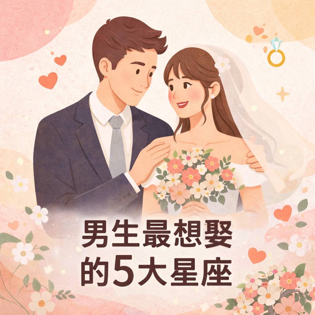 男生最想娶的5大星座！