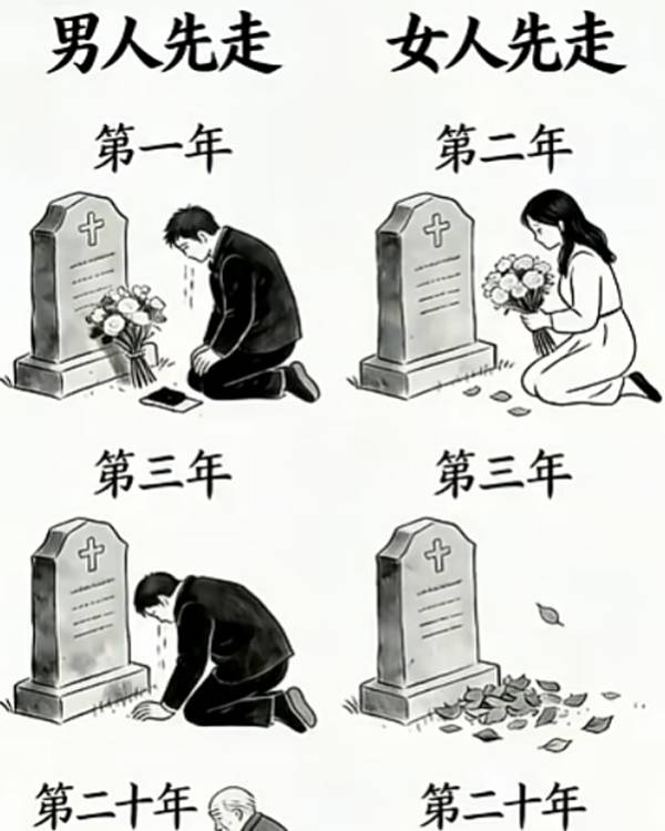 男人先離開VS女人先離開，看完都哭了