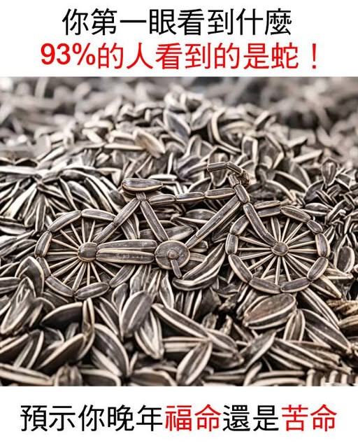 你第一眼看到什麼，98%的人看到的都是蛇！預示你晚年福命還是苦命！