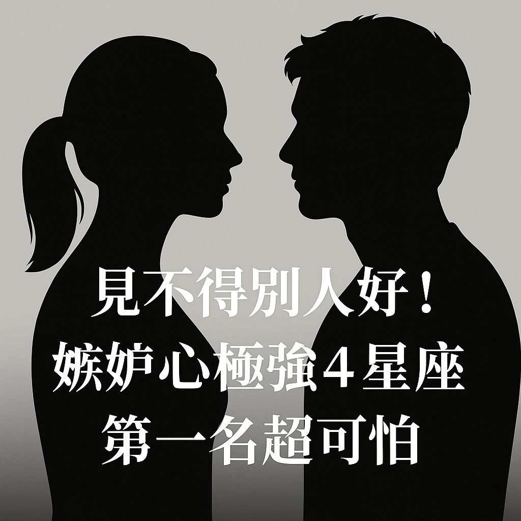 見不得別人好!嫉妒心極強4星座「第一名超可怕」