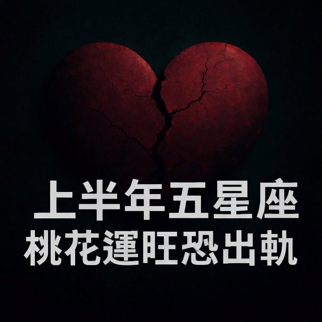 上半年五星座桃花運旺恐出軌