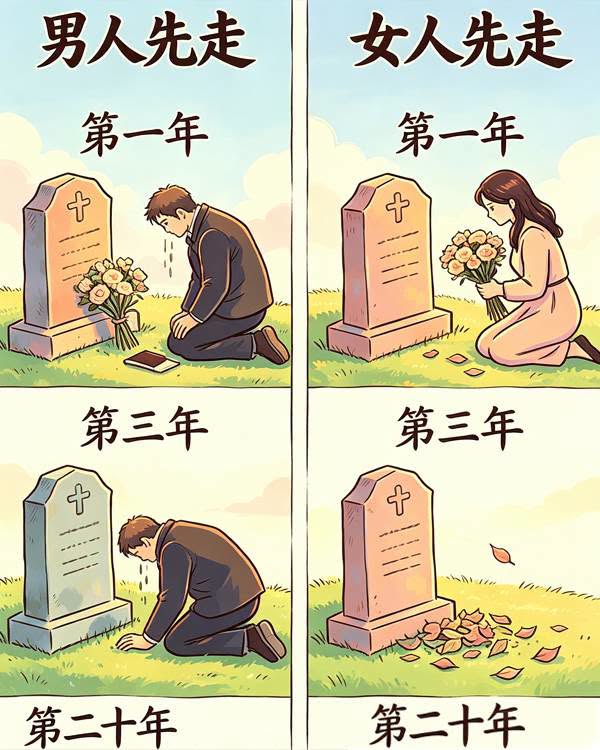 男人先離開VS女人先離開，看完都哭了