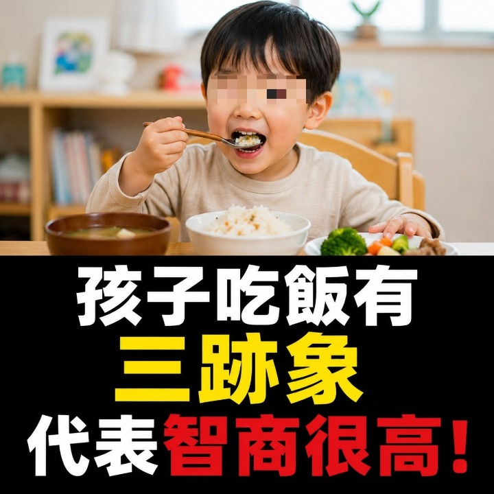 孩子吃飯有三跡象，代表智商很高！