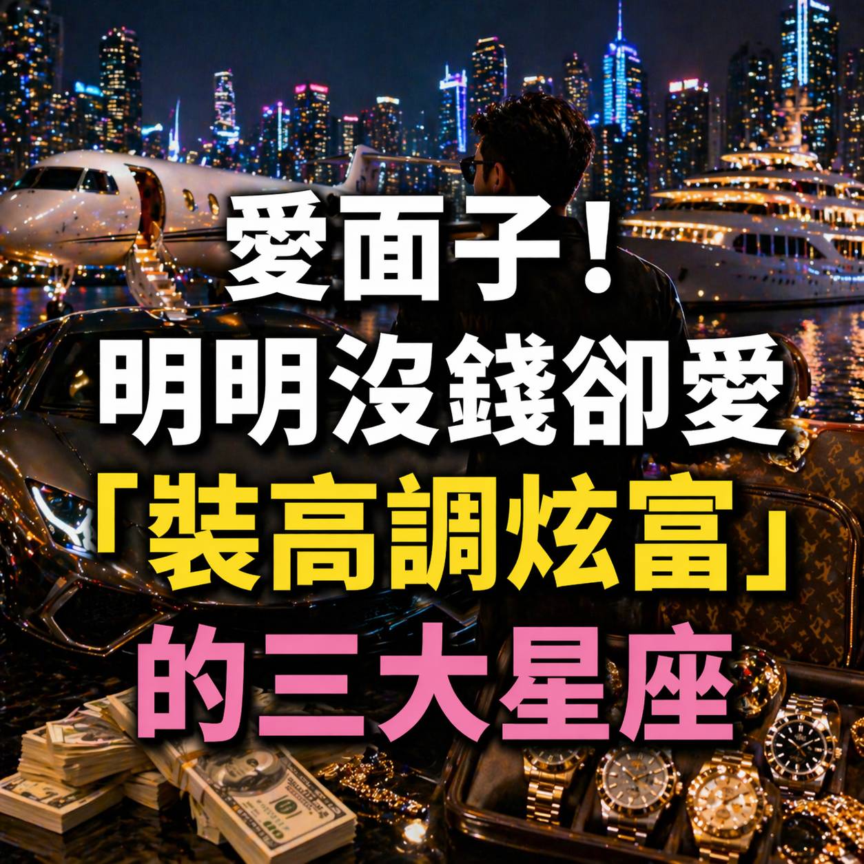 愛面子! 明明沒錢卻愛「裝高調炫富」的三大星座