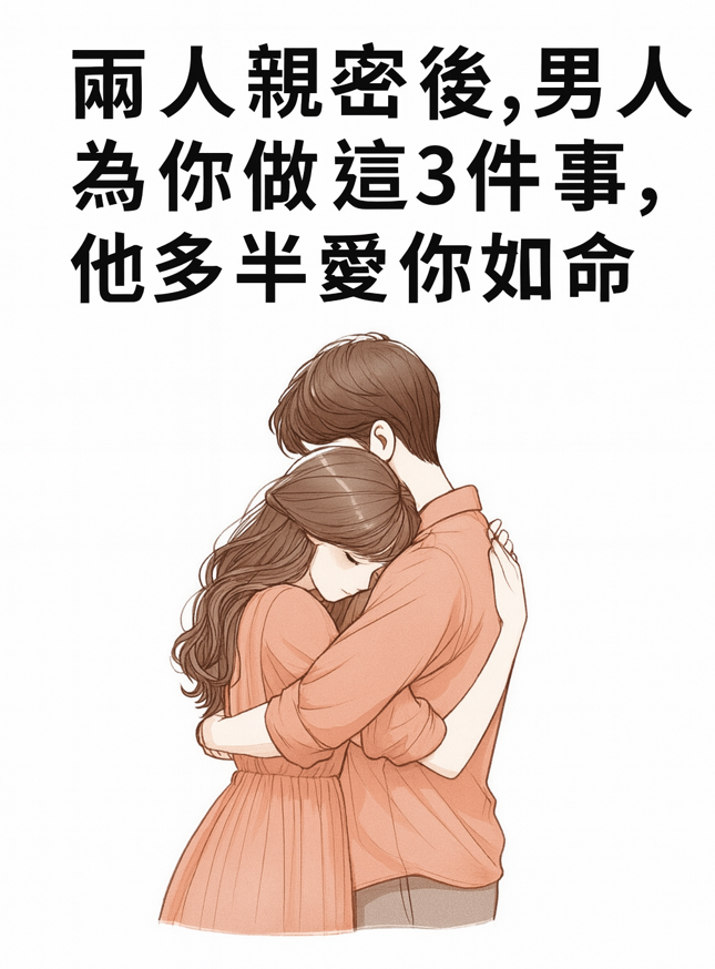 兩人親密後，男人為你做這3件事，他多半愛你如命