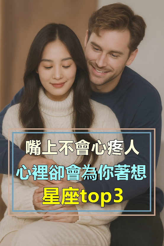 嘴上不會心疼人，心裡卻會為你著想的星座
