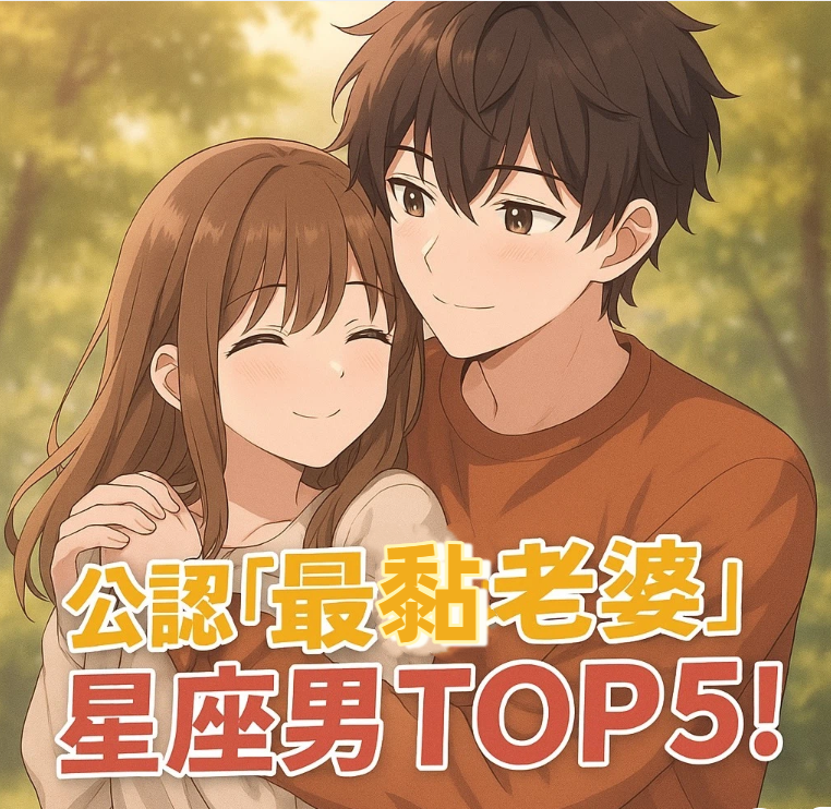 公認「最黏老婆」星座男TOP5！