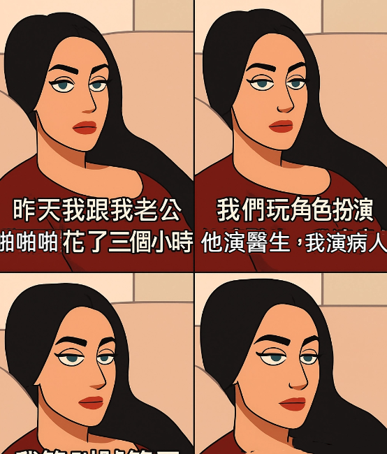 老公角色扮演玩得太認真