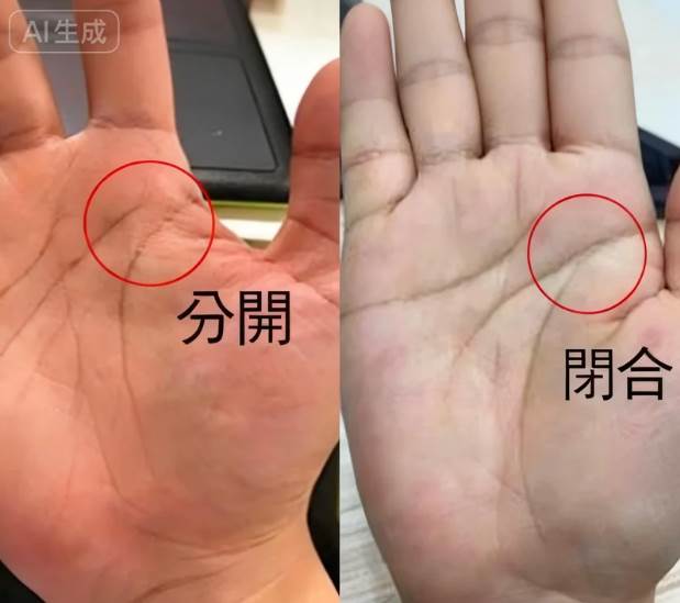 手掌這兩條線「分開」還是「閉合」？預示晚年「福命還是苦命」：太準了！