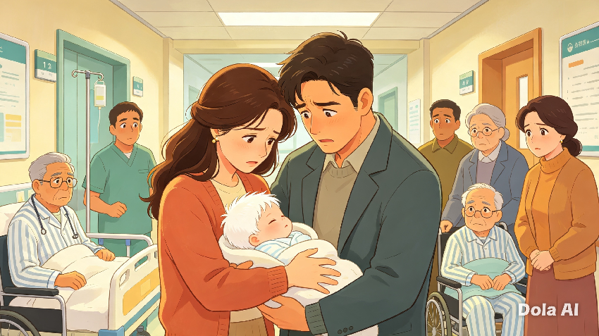 高雄夫妻生下滿頭白髮的嬰兒,做了八次親子鑑定都是親生!奶奶看到孩子後終於說出家族秘密