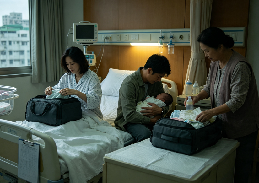 高雄29歲女子生產後準備出院，護理師卻突然把孩子抱走！院方重新核對出生手環後，丈夫當場癱坐在地