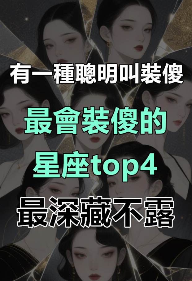 最深藏不露的4大星座，明明很聰明，卻喜歡裝傻