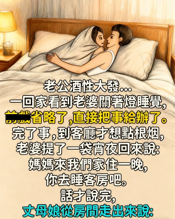 老公酒性大發！