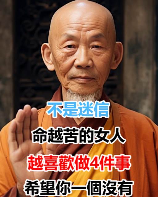 命越苦的女人，越喜歡做以下4件錯事，希望你沒有