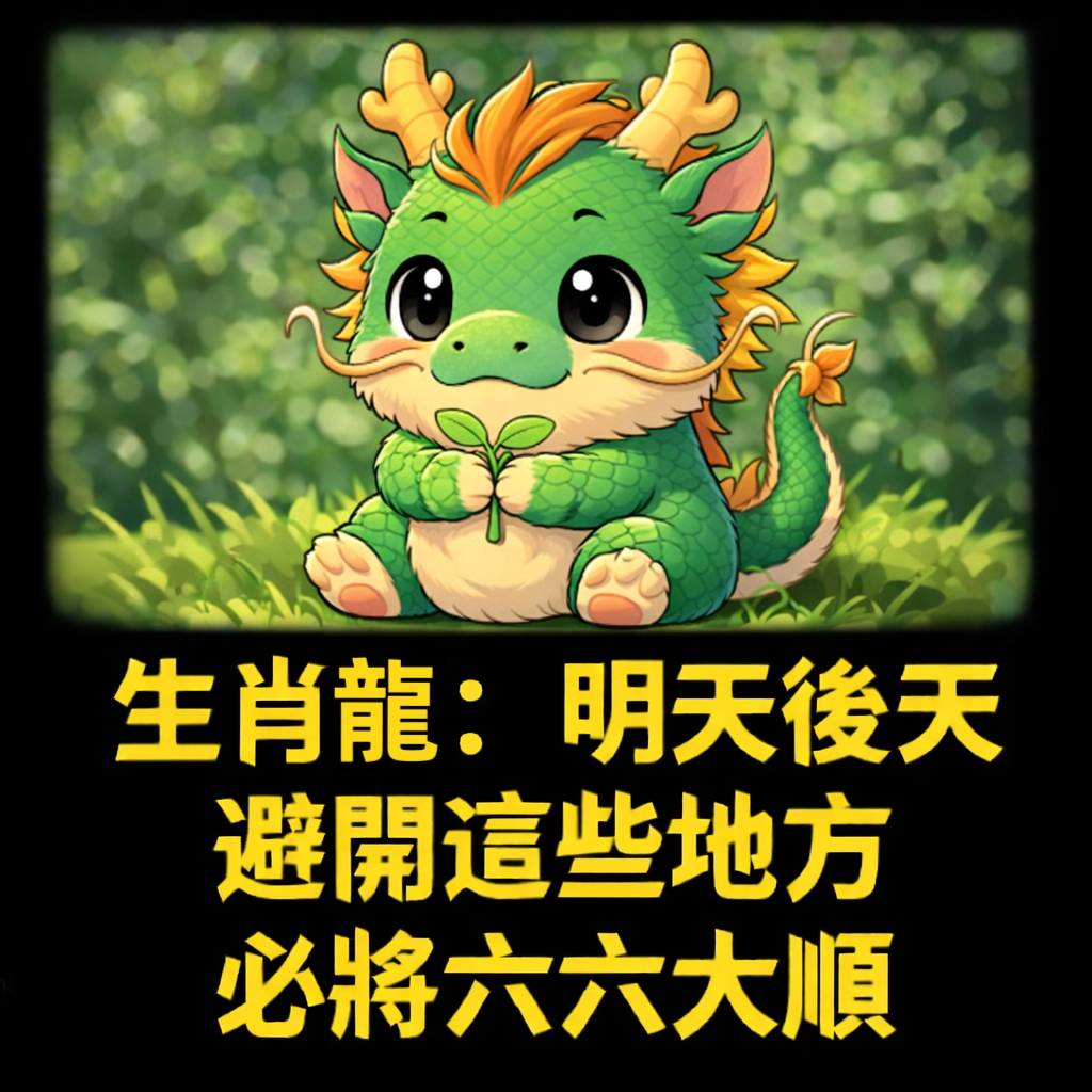生肖龍:明天後天避開這些地方 必將六六大順
