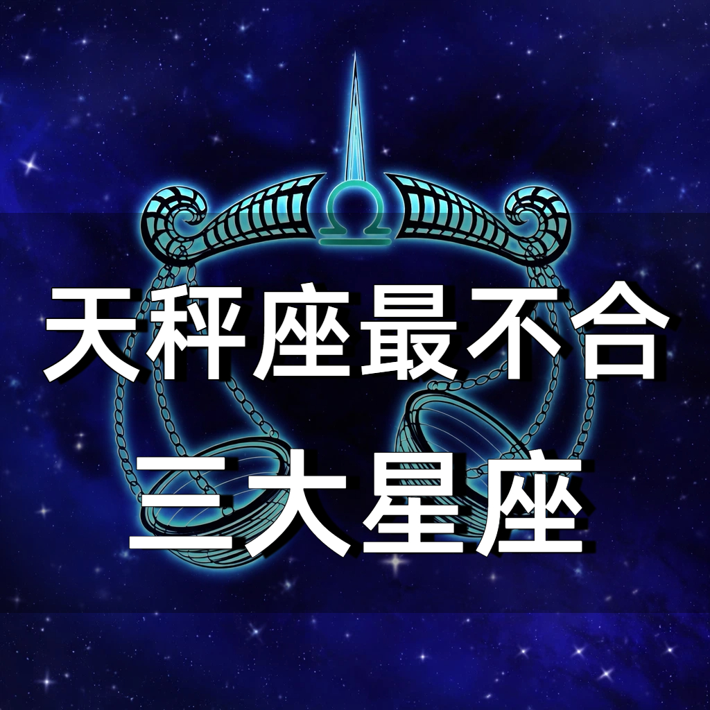 跟天秤座最不合的三大星座