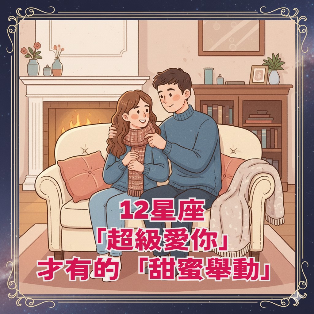 12星座「超級愛你」才有的「甜蜜舉動」！