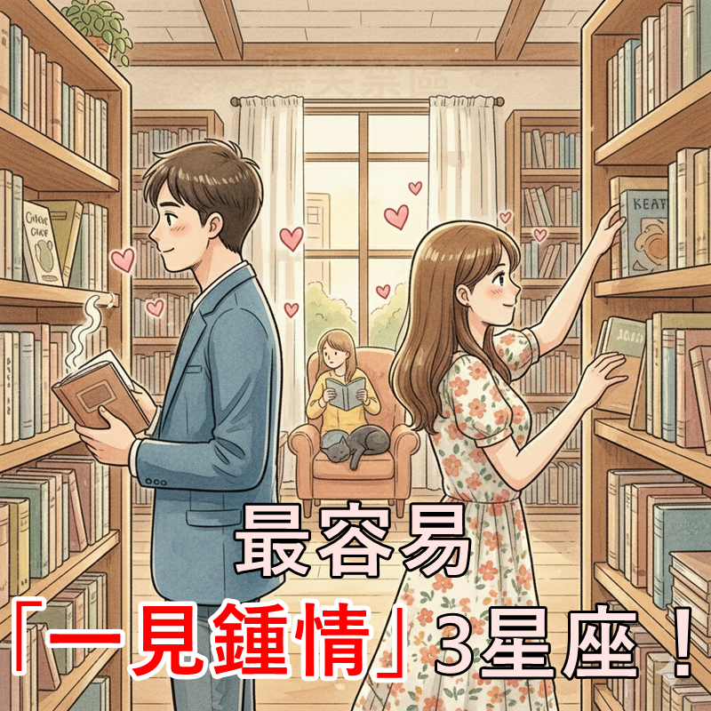 最容易「一見鍾情」3星座!