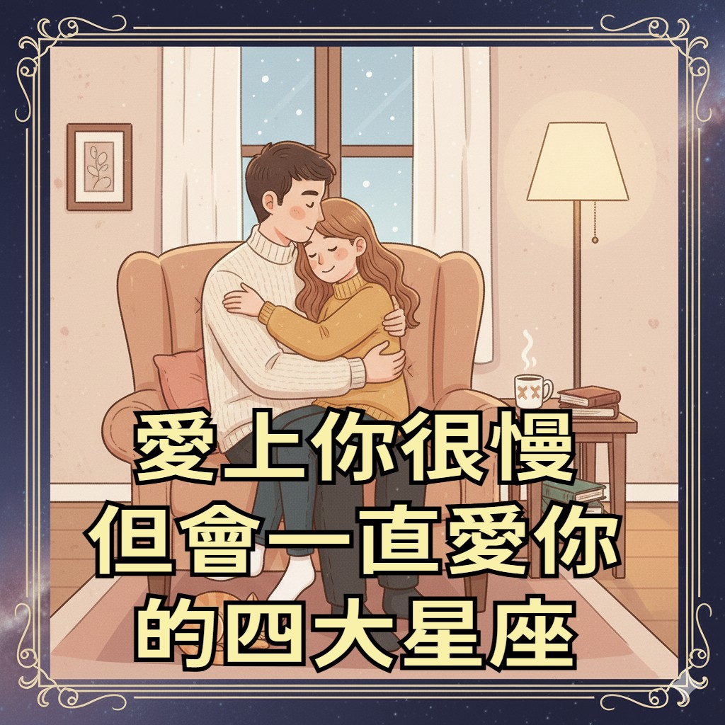 愛上你很慢，但會一直愛你的四大星座